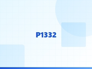 Diagnostic Trouble Code P1332 Explained